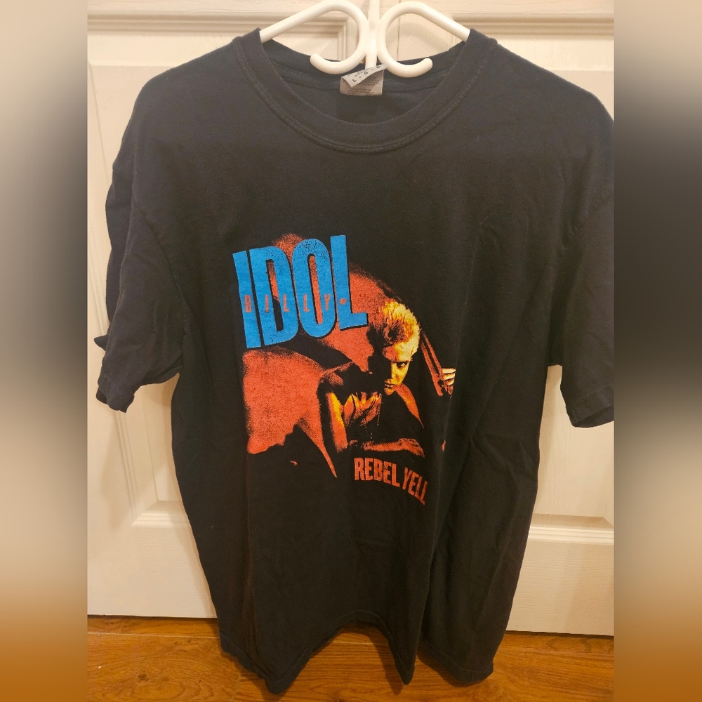 Billy Idol 2023 Concert T-shirt, Rebel Yell 40th Anniversary Tour